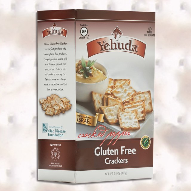Yehuda Gluten Free Cracked Pepper Crackers