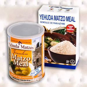 Yehuda Matzo Meal. Under the supervision of the Jerusalem Chief Rabbinate and the OU
