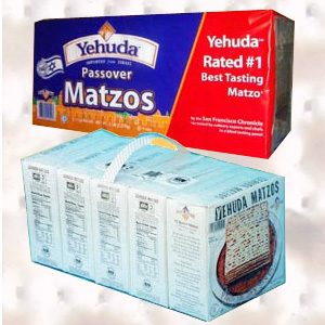 Special pack of 5 boxes of 454g (1 lb.) fresh matzos. These 5 lbs. packs are packaged in a 6-unit carton.